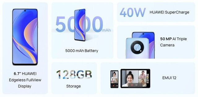 Huawei nova Y90 ra mắt với thiết kế giống Mate40, dùng chip Snapdragon 680 - Ảnh 3. Huawei nova Y90 ra mắt với thiết kế giống Mate40, dùng chip Snapdragon 680 - Ảnh 3.