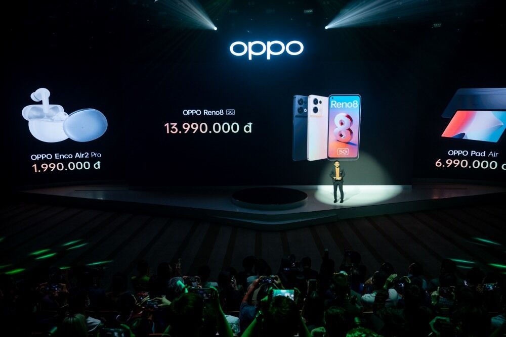 Oppo Reno8 series lên kệ tại Việt Nam, giá từ 9 triệu đồng