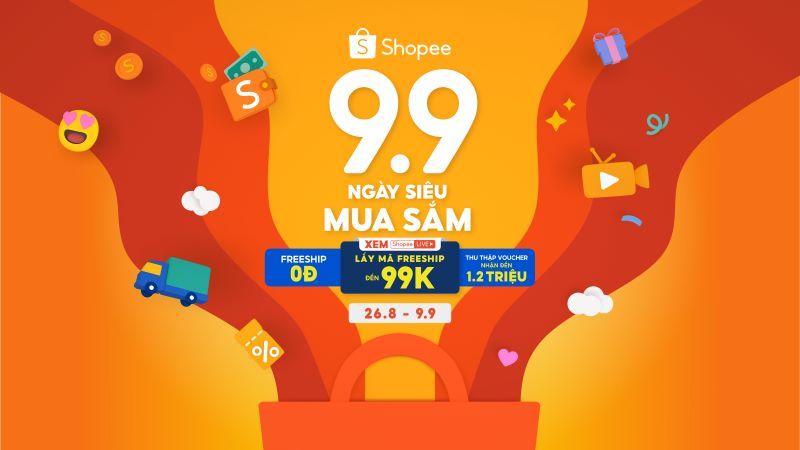 Shopee sắp khởi động 9.9 Ngày Siêu Mua Sắm với hàng loạt ưu đãi