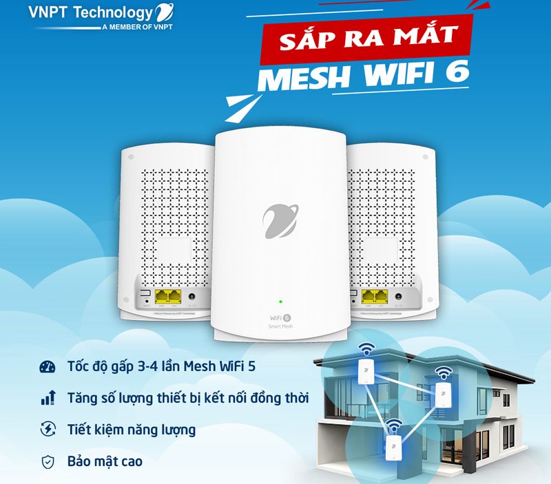 VNPT Tech “rục rịch” đưa Mesh wifi 6 ra thị trường