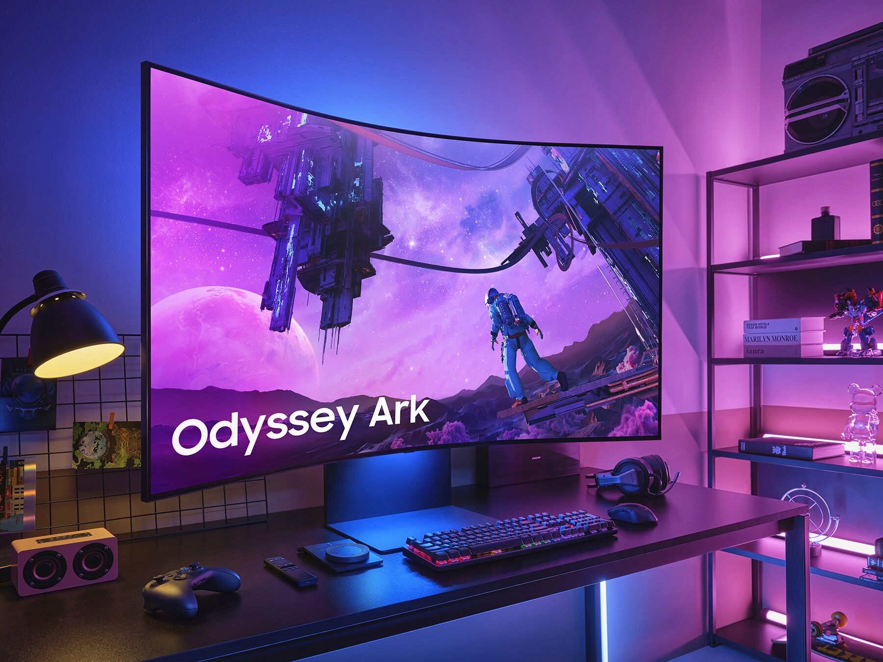 Samsung ra mắt màn hình Odyssey Ark chuyên dành cho game thủ