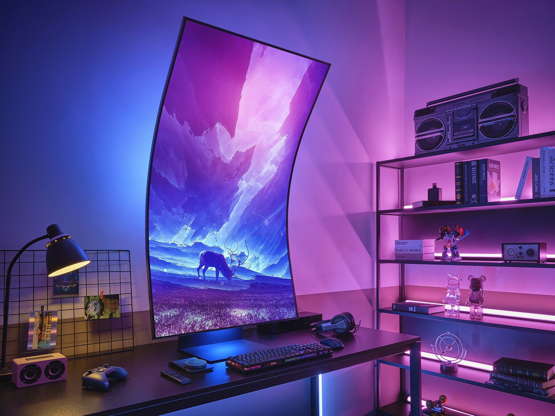 Samsung ra mắt màn hình Odyssey Ark chuyên dành cho game thủ - ảnh 2