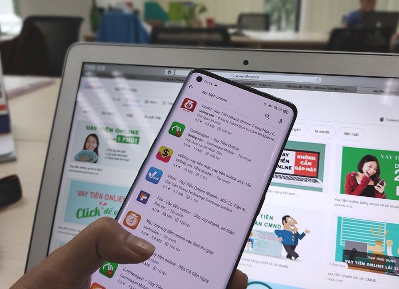 Vay 30 triệu qua app, bị lừa gần 200 triệu đồng