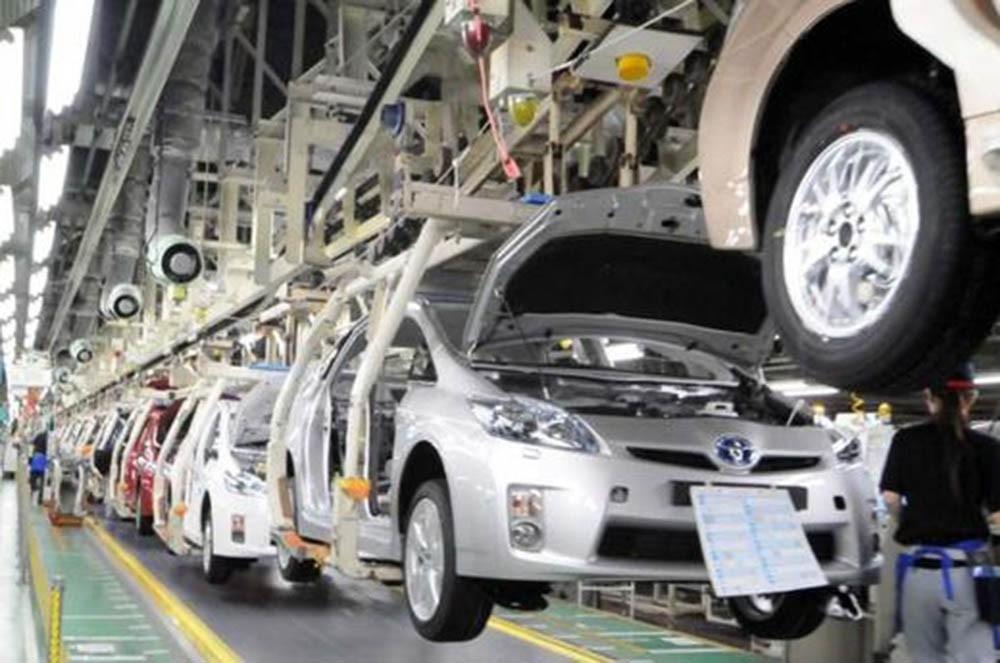 dây chuyền sản xuất ô tô