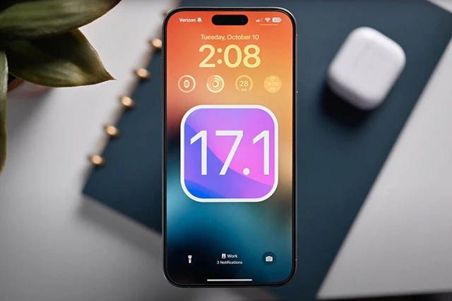 cập nhật iOS 17.1