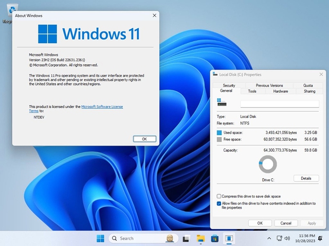 Tiny11 Core - phiên bản Windows 11 thu nhỏ dành cho cấu hình thấp