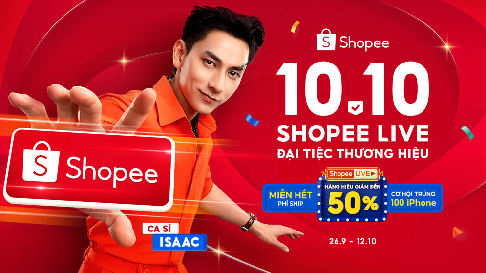 Shopee tiếp tục khai thác "chủ bài" Shopee Live cho mùa mua sắm cuối năm