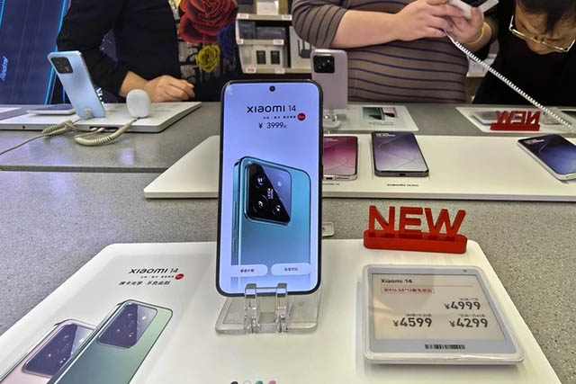 Cổ phiếu Xiaomi tăng mạnh tại Trung Quốc