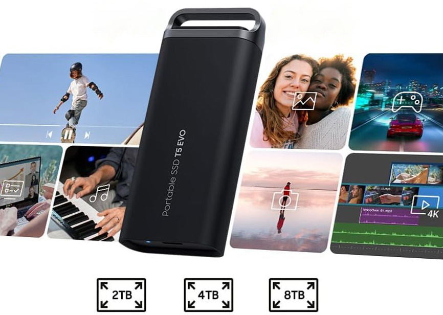 Samsung  trình làng ổ cứng SSD T5 Evo, giá từ 4,6 triệu đồng