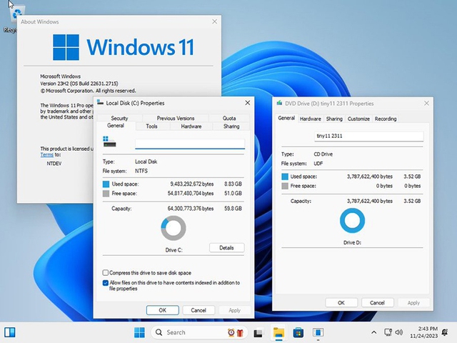 Ra mắt phiên bản rút gọn của Windows 11 23H2