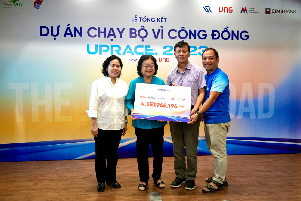 UpRace 2023 gây quỹ được gần 7 tỷ đồng cho 3 tổ chức xã hội