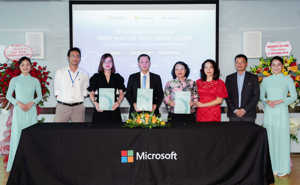 OPES hợp tác cùng Microsoft đẩy mạnh bảo hiểm số
