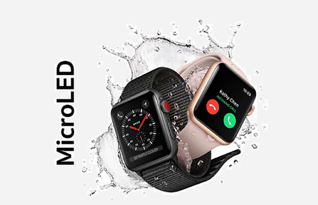 Apple Watch màn hình microLED ra mắt năm 2026?