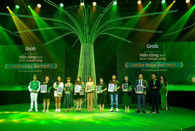 Grab tôn vinh các thương hiệu hoạt động nổi bật