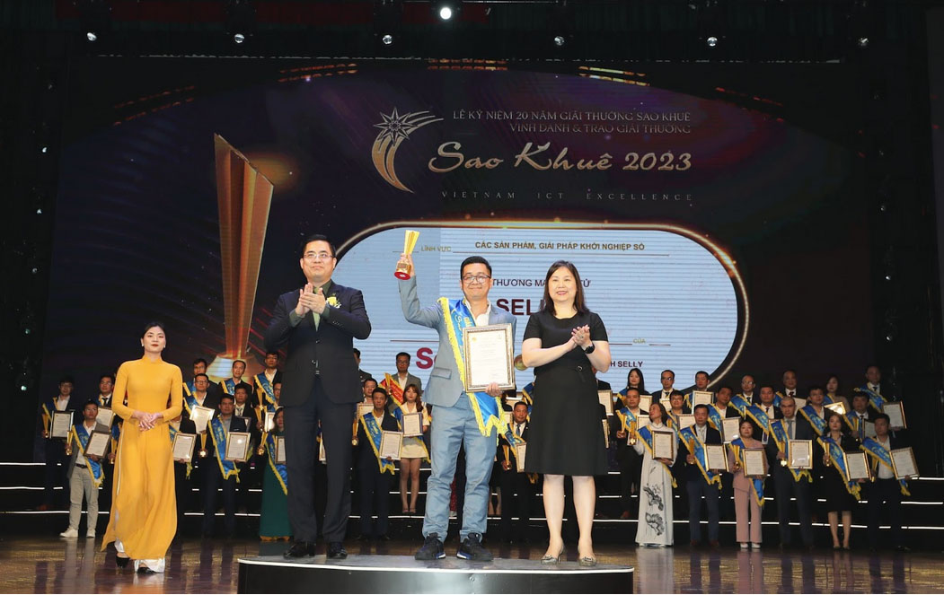 Selly nhận giải thưởng Sao Khuê 2023 về giải pháp sàn thương mại điện tử