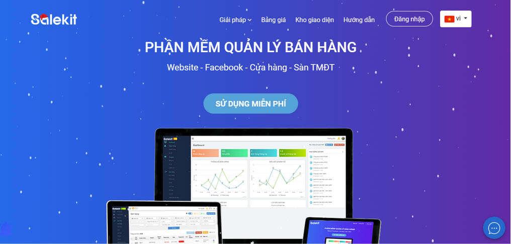 Với Salekit.com, doanh nghiệp và cá nhân có thể đồng bộ hoạt động kinh doanh trên một nền tảng duy nhất