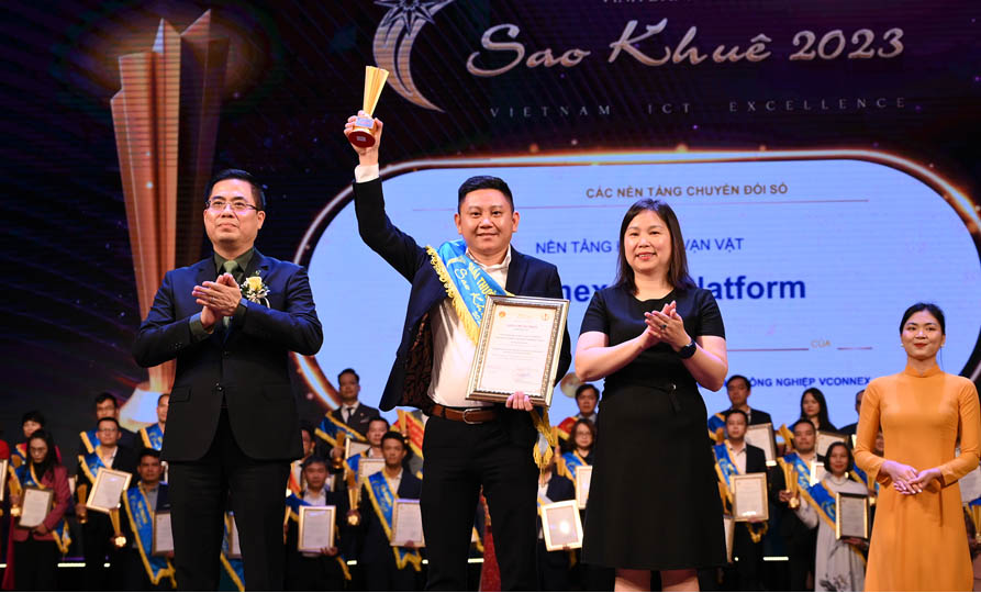 Vconnex IoT Platform tiếp tục giật giải Sao Khuê 2023 - chìa khóa đa năng cho nhiều bài toán chuyển đổi số