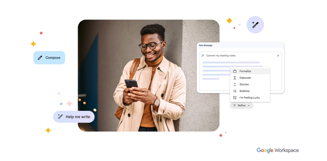 Google Docs và Gmail có AI hỗ trợ viết văn bản