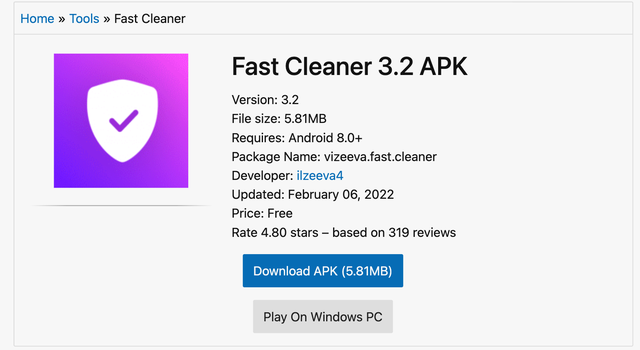 Fast Cleaner