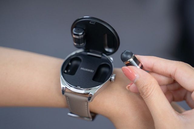Huawei ra mắt đồng hồ thông minh tích hợp tai nghe Watch Buds