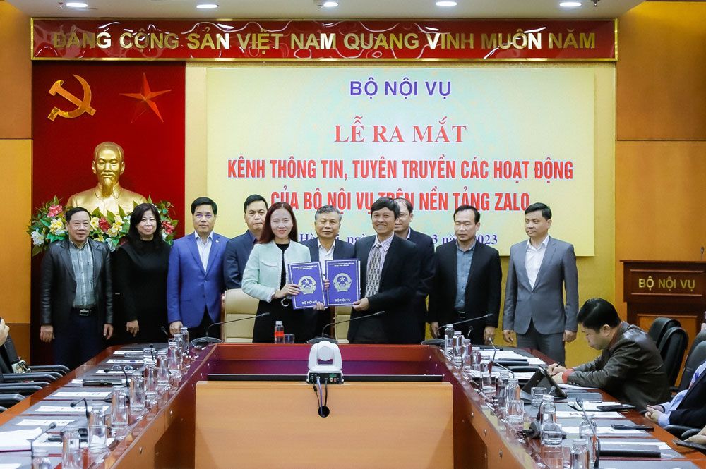 trang Zalo Bộ Nội vụ