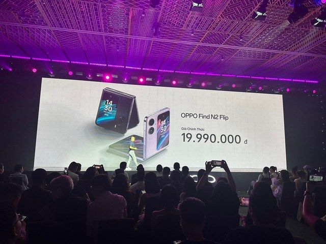 Oppo ra mắt smartphone màn hình gập Find N2 Flip tại Việt Nam
