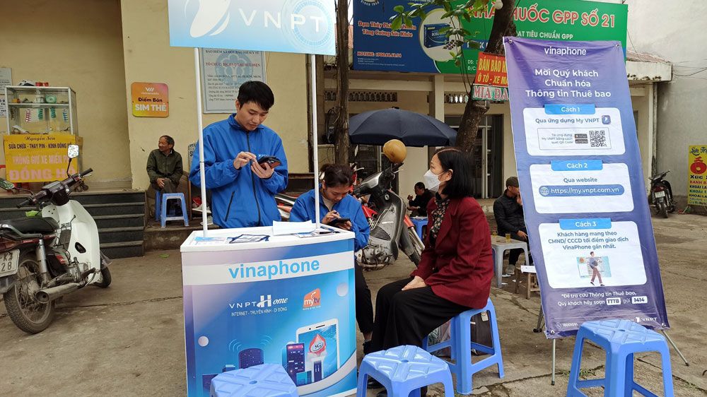 VinaPhone khóa chiều gọi với các thuê bao chưa chuẩn hóa thông tin