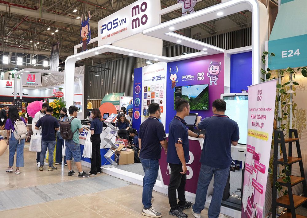 MoMo và iPOS.vn "đồng diễn" loạt giải pháp công nghệ F&B tại Cafe Show 2023