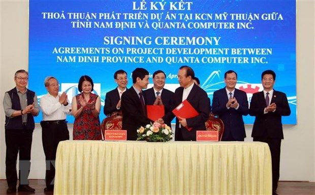 Tập đoàn Quanta đầu tư 120 triệu USD sản xuất máy tính tại Nam Định