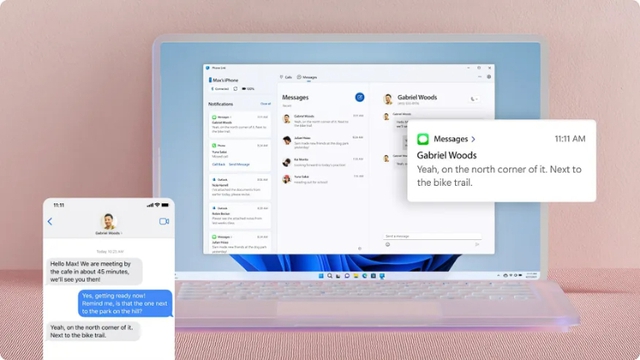 Ứng dụng Phone Link hiện đã có sẵn cho người dùng Windows 11