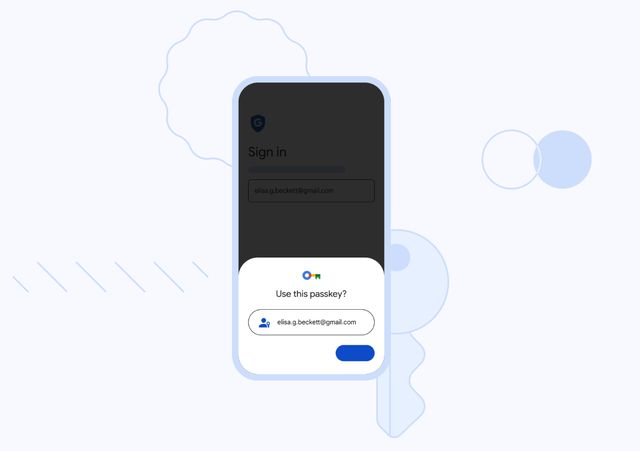 Google passkey