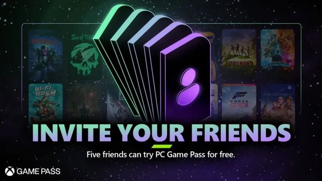 Xbox cho phép mời bạn bè chơi thử miễn phí Game Pass