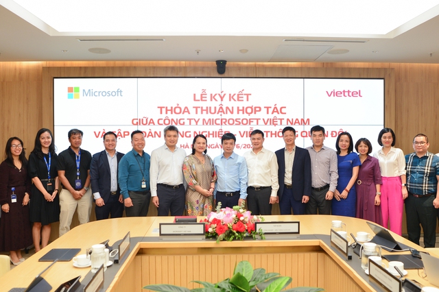 Viettel hợp tác cùng Microsoft nâng cao năng lực ứng dụng Cloud và AI