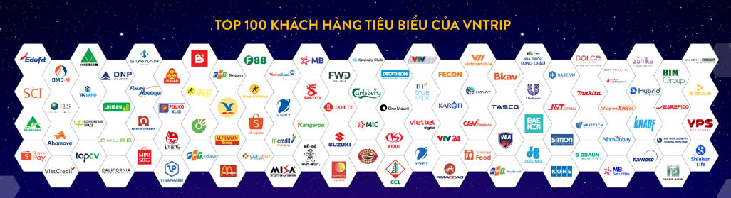 TOP 100 Khách hàng tiêu biểu tin tưởng sử dụng Vntrip TMS