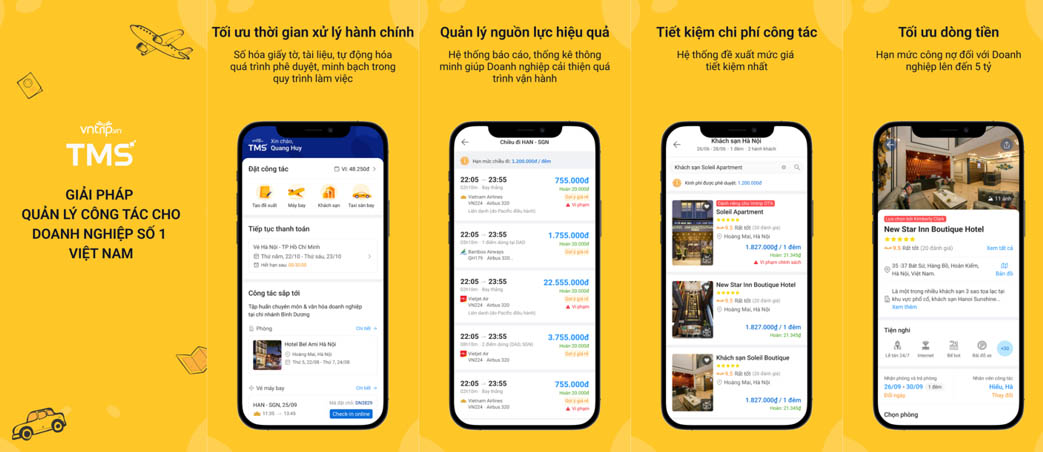 Tính năng nổi bật của ứng dụng Vntrip TMS