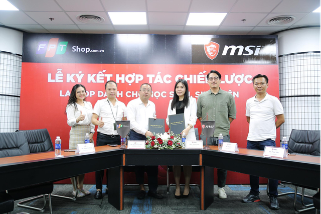 FPT Shop ký kết hợp tác với MSI tập trung bán các dòng laptop gaming