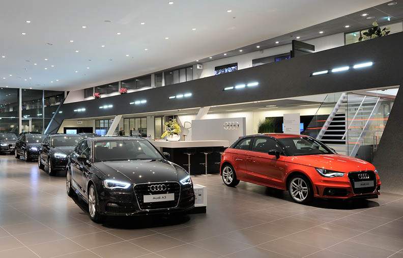 audi showroom