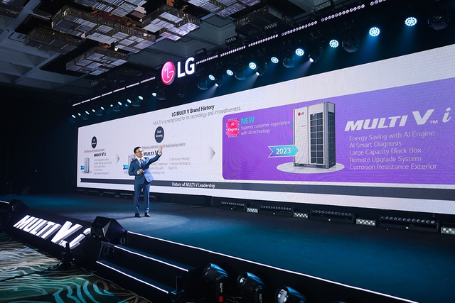 LG ra mắt điều hòa hệ thống Multi V i ứng dụng AI