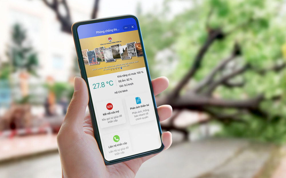 Ra mắt mini app hỗ trợ người dân phòng chống thiên tai