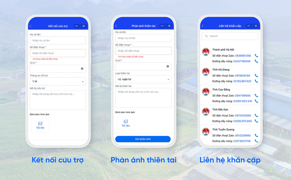 Ra mắt mini app hỗ trợ người dân phòng chống thiên tai