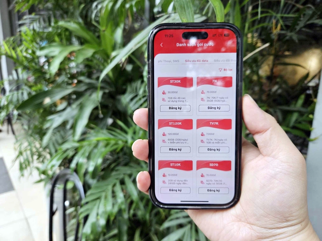 gói cước di động giá rẻ