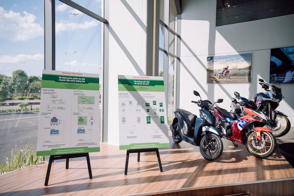 Khu trưng bày xe Honda công nghệ xe hybrid