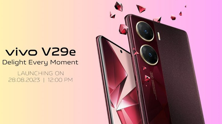 Vivo V29e sẽ trình làng vào ngày 28/8, giá từ khoảng 7,16 triệu đồng