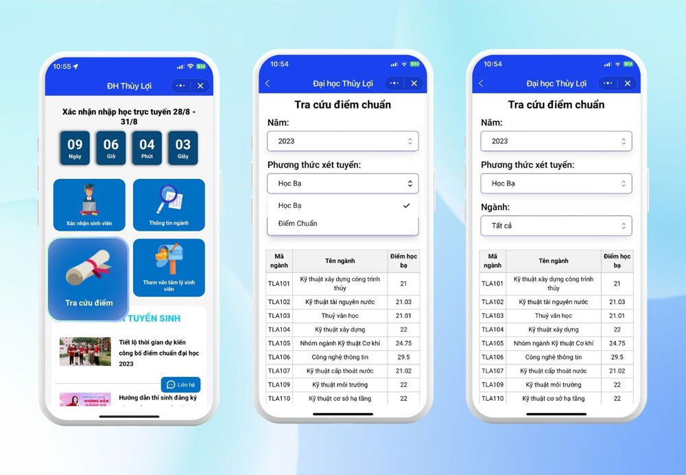 Đại học Thủy Lợi ra mắt Zalo mini app phục vụ tuyển sinh