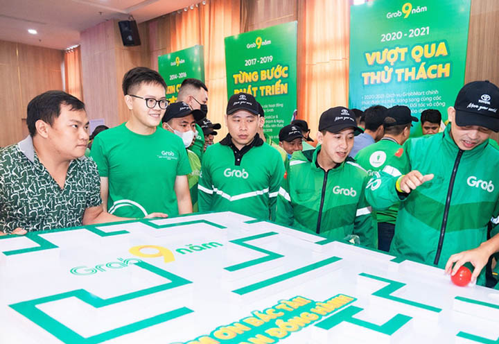 Grab triển khai chuỗi hoạt động tri ân đối tác tài xế