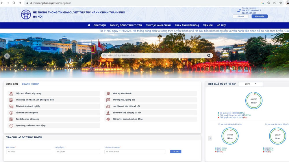 Hà Nội tăng cường xử lý văn bản, hồ sơ trên môi trường mạng