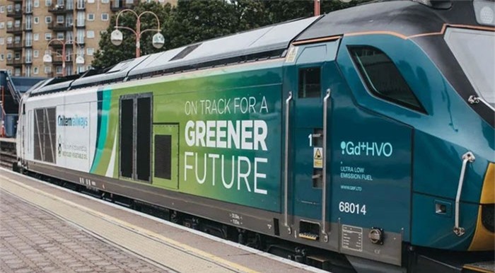 Tàu hỏa dùng dầu ăn tái chế để bảo vệ môi trường