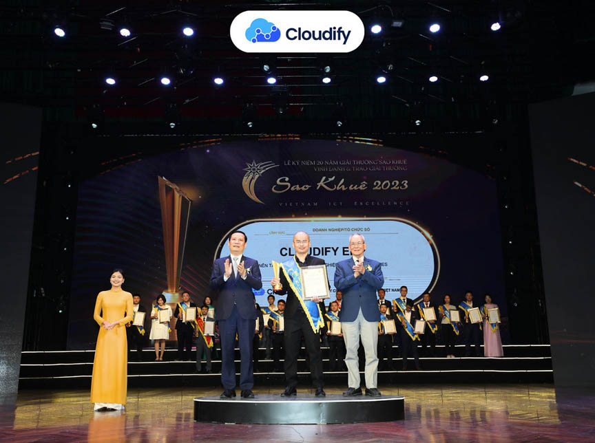 Cloudify vinh dự nhận giải thưởng Sao Khuê cho sản phẩm Cloudify ERP - Nền tảng quản trị doanh nghiệp toàn diện