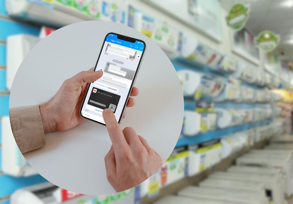 Chuyển tiền "một chạm" trên app ngân hàng nhờ liên kết thanh toán