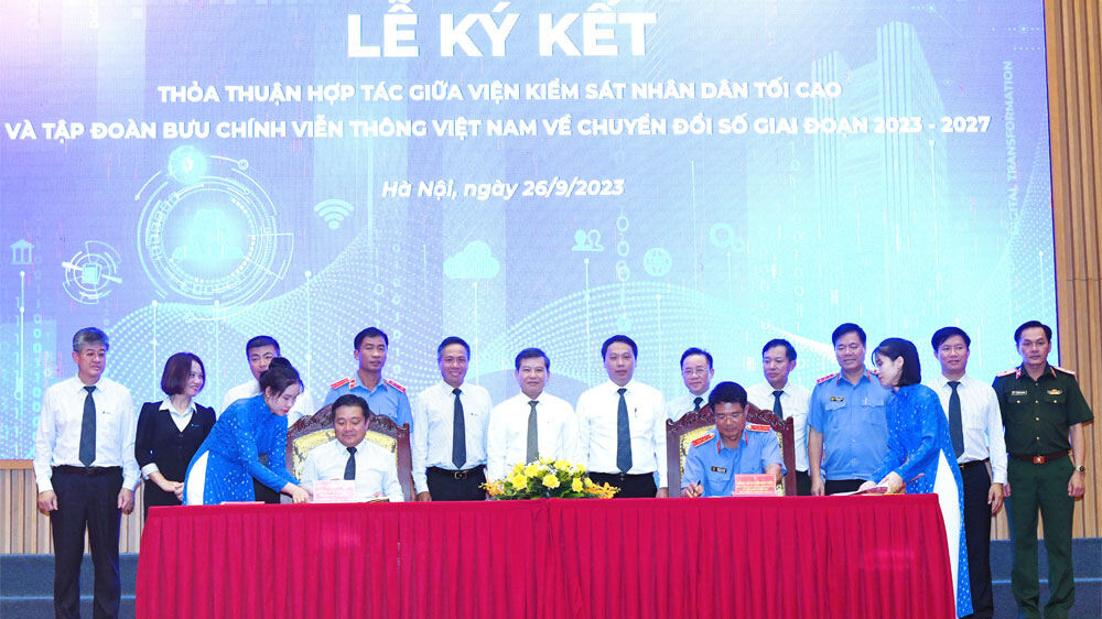 Viện Kiểm sát nhân dân tối cao và Tập đoàn VNPT hợp tác chuyển đổi số